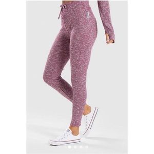 Gymshark Slounge Leggings Deep Plum Marl